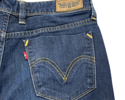 Levi's 627 Dark Blue Straight Fit Denim Jeans