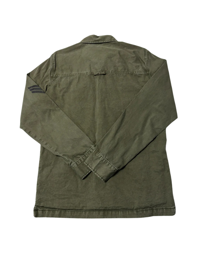OVS Olive Green Military-Inspired Utility Field Jacket