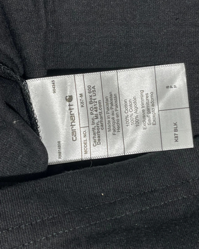 Carhartt Black Short-Sleeve Loose Fit Pocket T-Shirt W/Tags