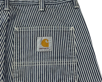 Carhartt WIP Blue Hickory Stripe Single Knee Workwear Pants
