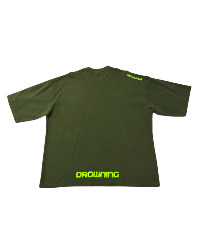 Fenty x Puma by Rihanna Olive Green Oversized Graphic T-Shirt