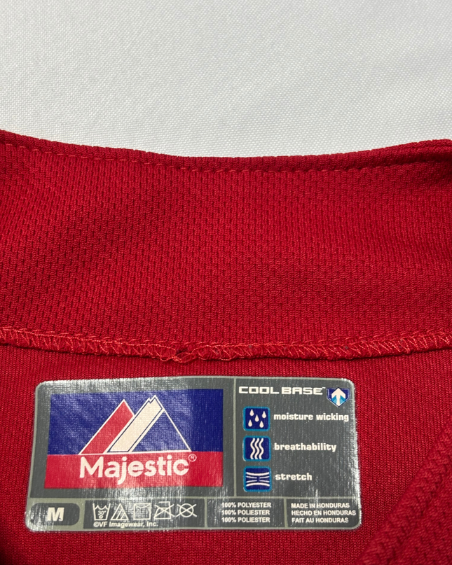 Majestic Red Washington Nationals Dwyer #64 Baseball Jersey
