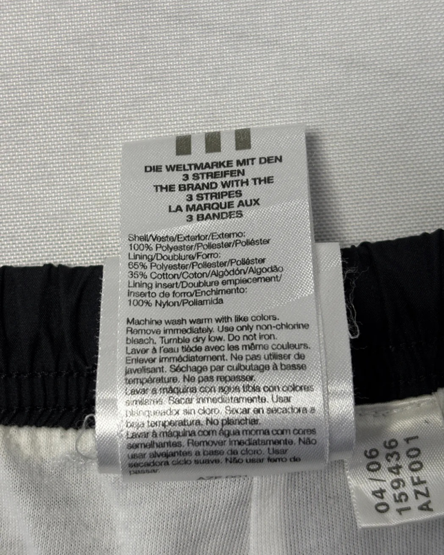Adidas Black Straight Leg Vintage Track Pants