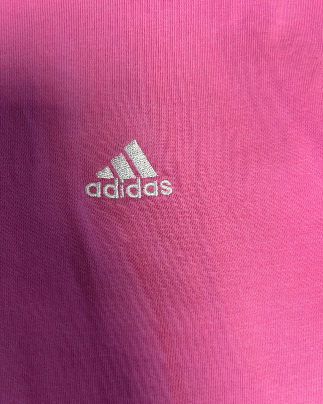 Adidas Pink 3-Stripe Short Sleeve Essential T-Shirt