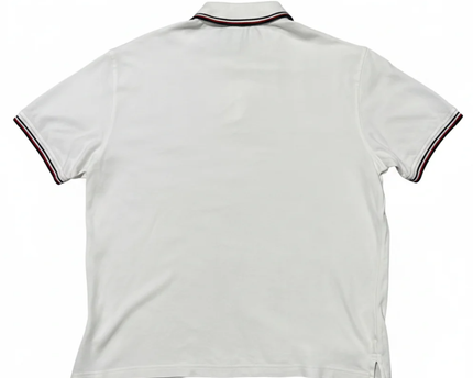 Tommy Hilfiger White Tipped Short Sleeve Polo Shirt