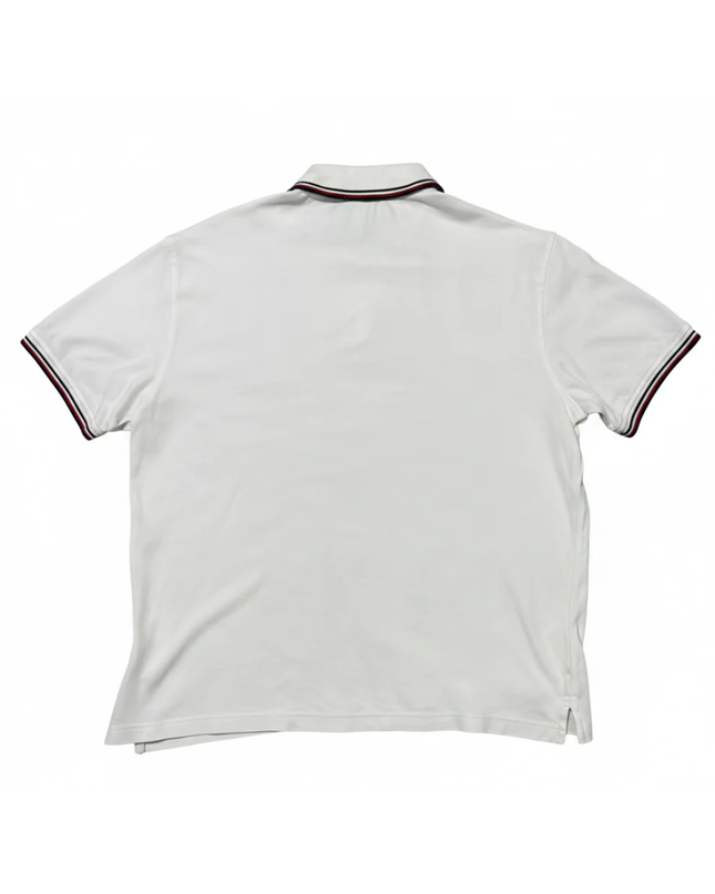 Tommy Hilfiger White Tipped Short Sleeve Polo Shirt