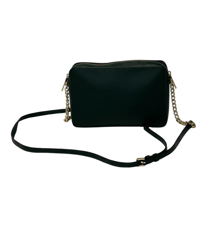 Michael Kors Dark Green Saffiano Leather Crossbody Bag