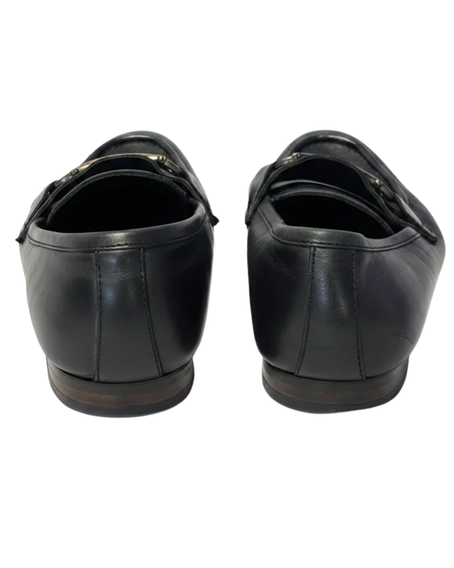 Aldo Men's Black Leather Bit Loafers