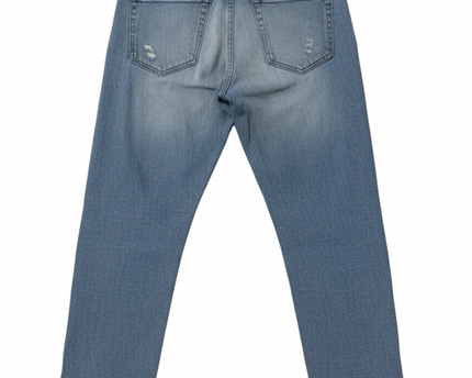 Lee Cooper Originals Blue Distressed Tapered Jeans