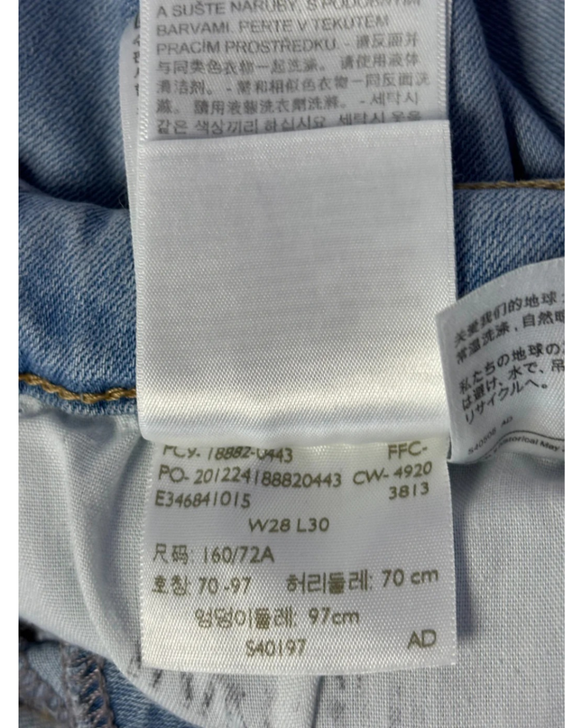 Levi's 721 High Rise Skinny Blue Jeans
