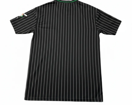 FB SISTER Black Harlem Stars Graphic Pinstripe Jersey