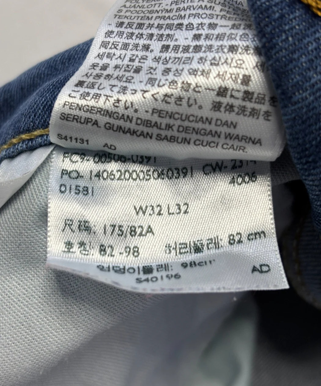 Levi's 506 Straight Leg Blue Jeans