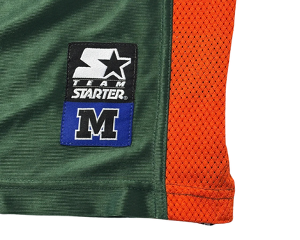 Starter Green Miami Hurricanes Collegiate Football Jersey
