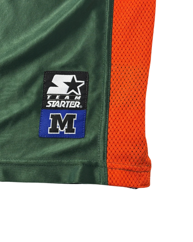 Starter Green Miami Hurricanes Collegiate Football Jersey