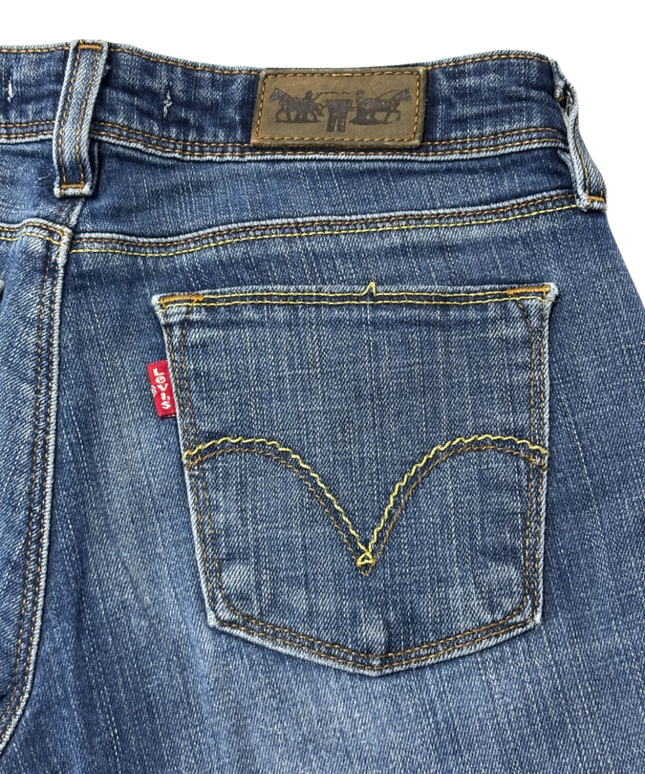 Levi's Blue 572 Boot Cut Stretch Denim Jeans