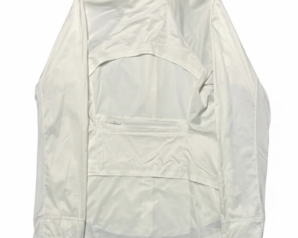 Lululemon White Full-Zip Lightweight Athletic Sports Jacket