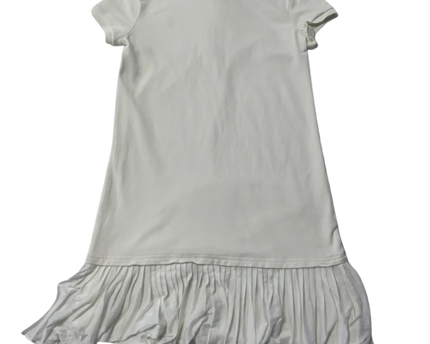 Polo Ralph Lauren White Polo Dress with Pleated Hem