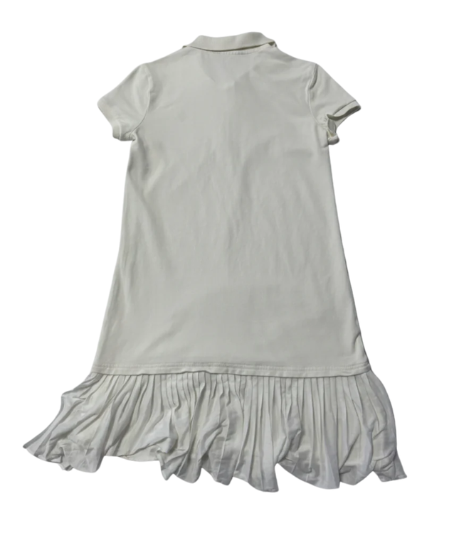 Polo Ralph Lauren White Polo Dress with Pleated Hem