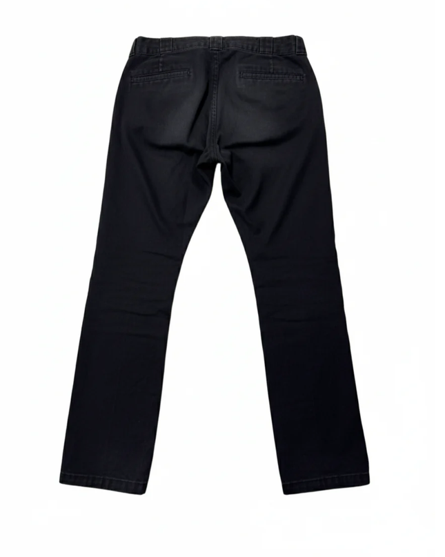 Dickies Black Skinny Straight Double Knee Work Pants