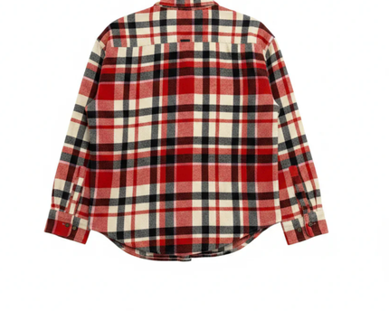 Billabong Red Plaid Flannel Button-Down Shirt