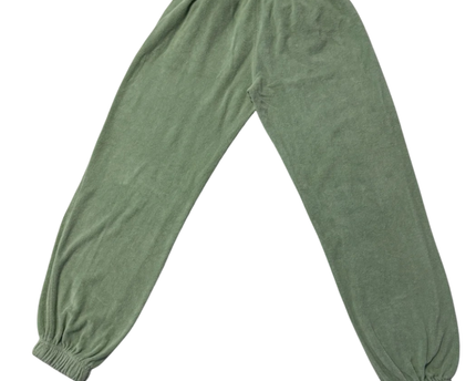 Reserved Green Terry Towelling Jogger Pants