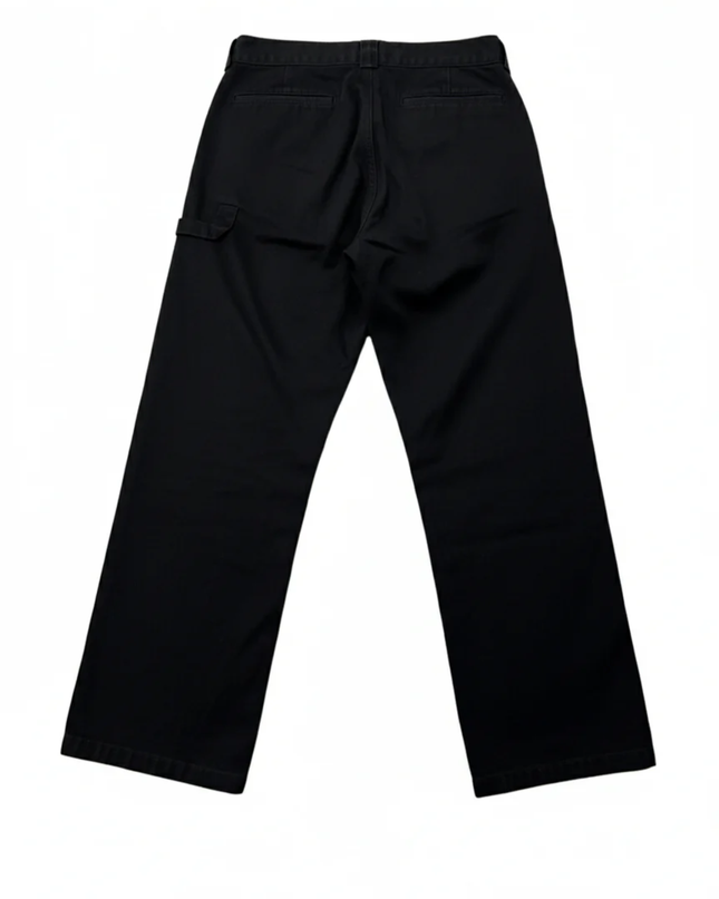Dickies Black Worker Crop Roll Pants