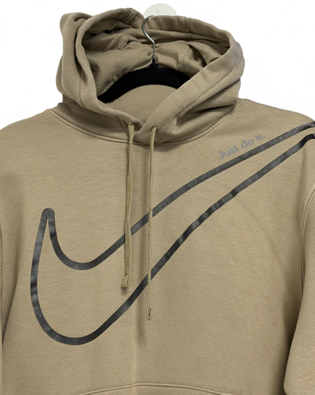 Nike Brown Graphic Swoosh Hoodie