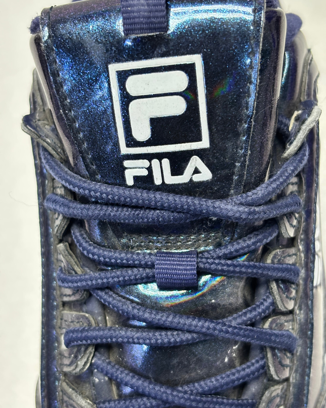 Fila Navy Blue Iridescent Disruptor Chunky Sneakers