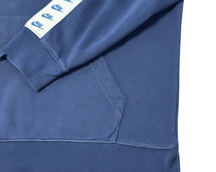 Nike Navy Blue Taped Logo Hoodie