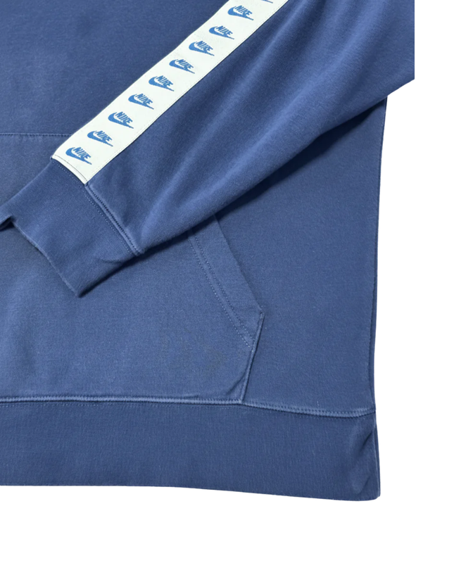 Nike Navy Blue Taped Logo Hoodie