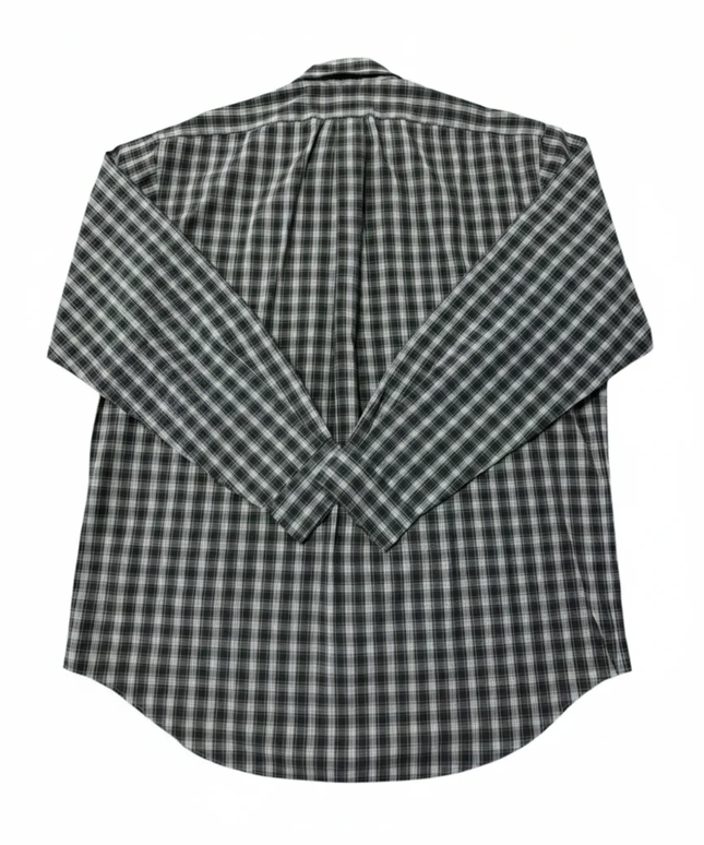 Ralph Lauren Green and Navy Plaid Classic Fit Button-Down Shirt