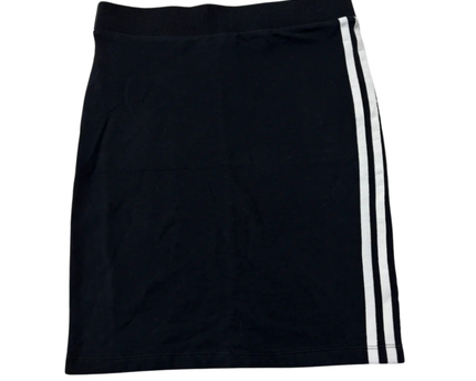 Adidas Black 3-Stripes Athletic Mini Skirt