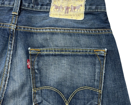 Levi's Blue 506 Standard Straight Leg Jeans