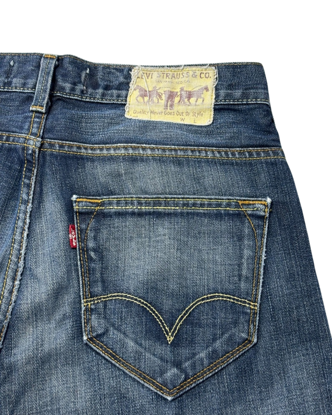 Levi's Blue 506 Standard Straight Leg Jeans