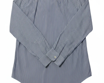 GANT Blue/White Striped Broadcloth Banker Slim Shirt