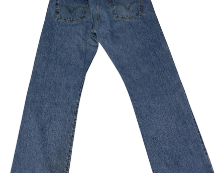 Levi's Blue 501 Original Fit Straight Leg Jeans
