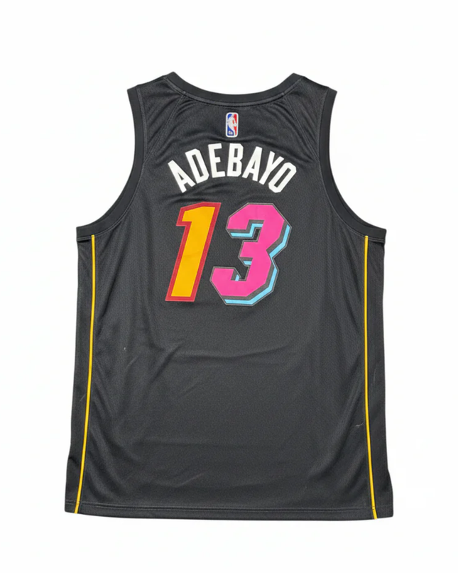 Nike Black Miami Heat Bam Adebayo City Edition Jersey