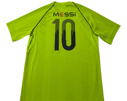 Adidas Neon Green Messi 10 Graphic Training Jersey