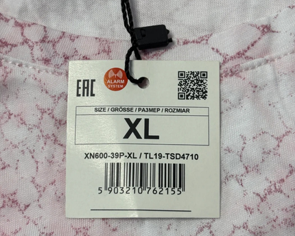 Mohito Pink Snake Print "FEMALE" Graphic Tee W/Tags