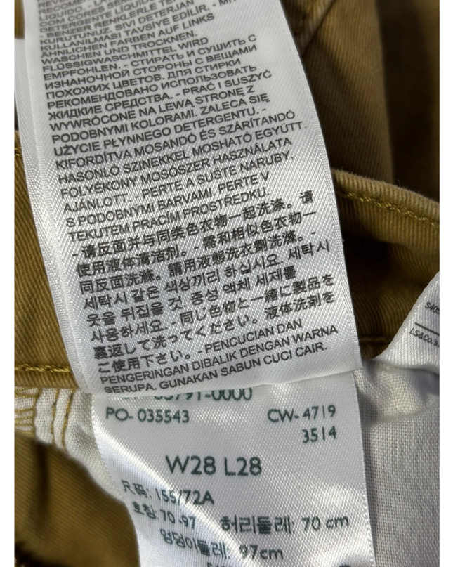 Levi's Tan Pleated Balloon Leg Pants
