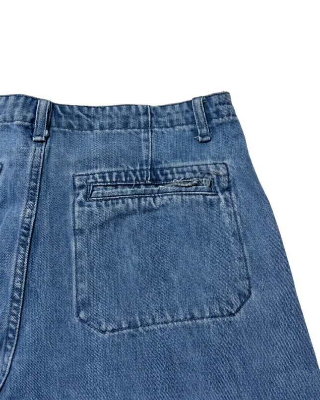 Riva Blue Wide Leg High Waisted Denim Jeans