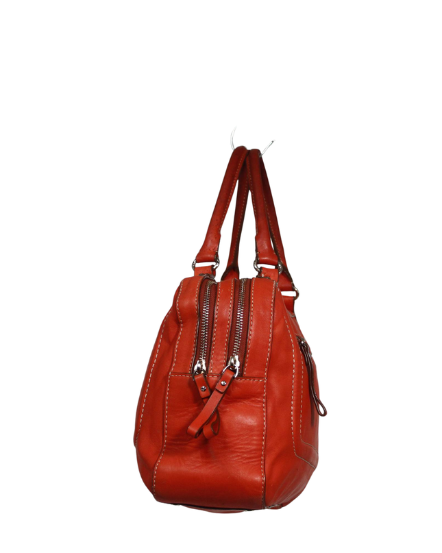 Kate Spade Orange Leather Satchel Bag