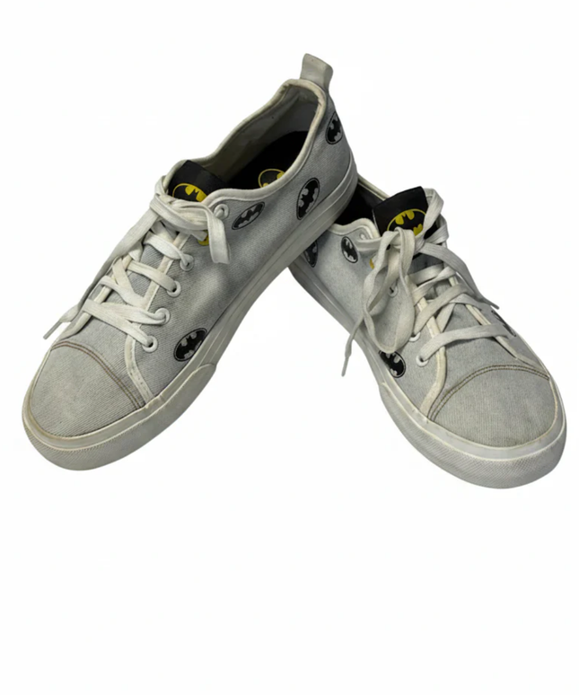 Batman Light Blue Graphic Print Sneakers