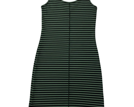 Jack Wills Black/Green Striped Scoop Neck Mini Dress