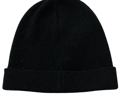 Hollister Black 'TOTALLY' Graphic Knit Beanie