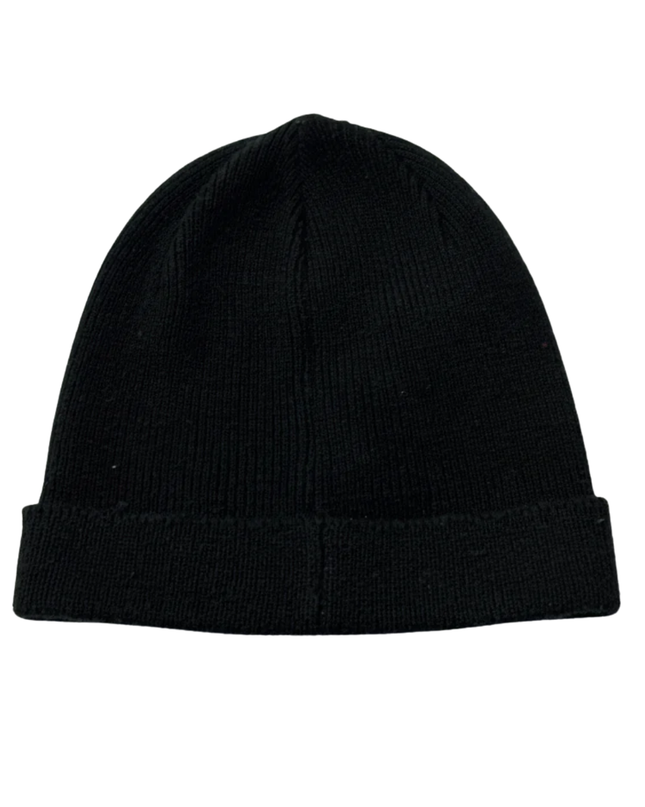 Hollister Black 'TOTALLY' Graphic Knit Beanie