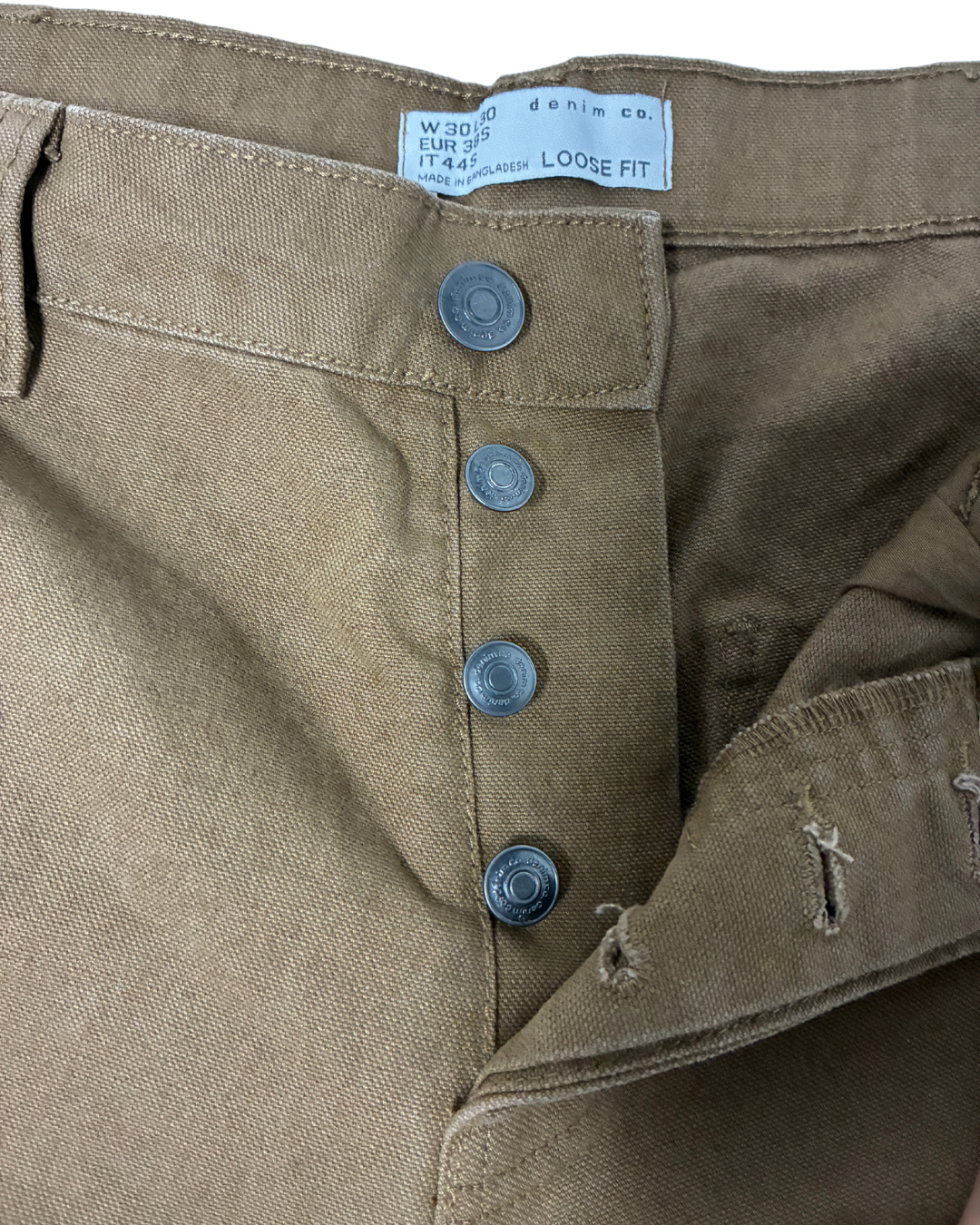 Vintage Brown Workwear Carpenter Pants - S | Waist: 30"
