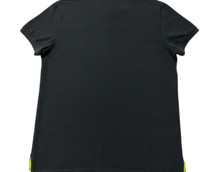 American Eagle Outfitters Dark Grey Neon Trim Polo Shirt