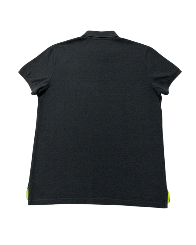 American Eagle Outfitters Dark Grey Neon Trim Polo Shirt