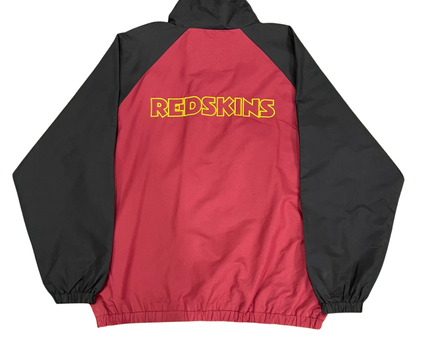 NFL Burgundy Washington Redskins Vintage Quarter-Zip Windbreaker